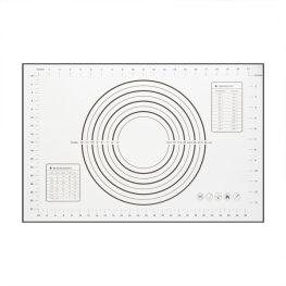 Blat din Silicon – cu Diagrama pentru Intinderea Aluatului – 60 x 40 cm