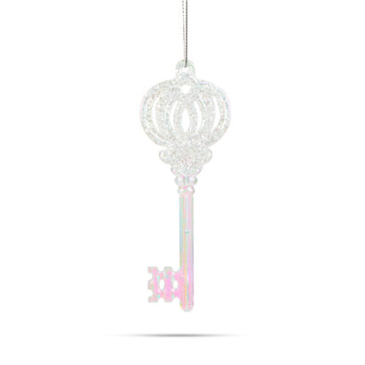 Ornament de Craciun – Cheie Irizata, Acrilica – 165 x 60 x 10 mm