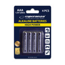 Set Baterii (4 buc) – Esperanza EZB102 – 1,5V; AAA (LR03)
