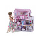 Casuta de Jucarie cu Lumini LED, Mobila, Papusi - 62 x 27 x 70 cm