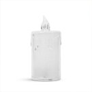 Decor Lumanare LED - 7,5 x 3,6 cm - Alb cald - Plastic