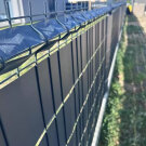 PVC kerítésszalag - 4,75 cm x 35 m - 450g m2 - Antracit szürke