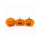 Decorațiune de Halloween - dovleac - 10 x 10 x 11 cm - 3 tipuri - 3 bucăți/pachet