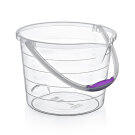 Galeata Transparenta cu Scara de Masurare - 10 L