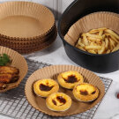 Hartie de Copt pentru Friteuza cu Aer Cald - Cerc - 23 cm - 50 buc / pachet
