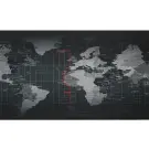 Mouse Pad Izoxis XXL - 88 x 30 cm - Harta Lumii, Gri