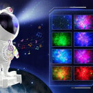 Proiector Lumina LED de Noapte, Model Astronaut, cu Difuzor Bluetooth