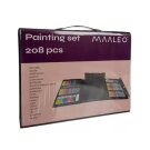 Set Desen si Pictura in Valiza - Maaleo - 208 Piese