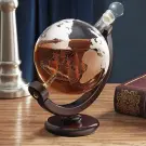 Glob Pământesc pentru Whiskey cu Set de Pahare și Accesorii