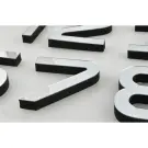 Ceas de perete DIY modern, autoadeziv - 60-130 cm - Argintiu