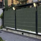 Banda de gard din PVC - 19 cm x 35 m - 450g/m2 - Verde