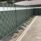 Banda de gard din PVC - 19 cm x 35 m - 450g/m2 - Verde