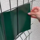 Banda de gard din PVC - 19 cm x 35 m - 450g/m2 - Verde