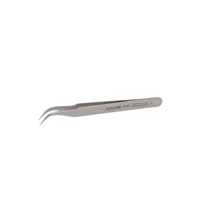 Pensetă din Oțel Inoxidabil cu Vârf Subțire și Îndoit - 120 mm