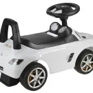 Masina de Impins Mercedes-Benz SLS AMG, alb - 60 x 22 x 38 cm