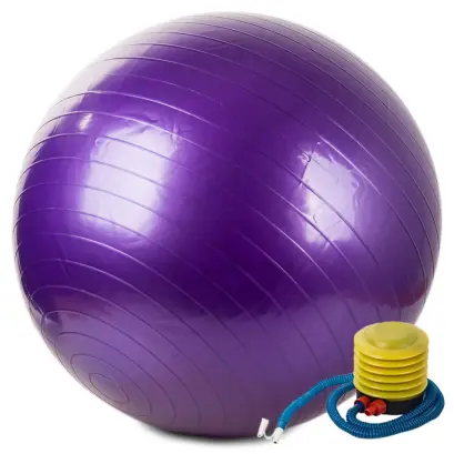 Minge de gimnastica cu pompa, 65 cm, Mov