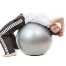 Minge de gimnastica cu pompa, 65 cm, Mov