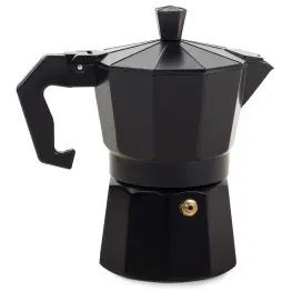 Cafetiera din Aluminiu, 150 ml, Negru