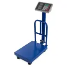 Cântar electronic de platformă cu capacitate de 100kg și afișaj LCD, alimentat cu acumulator