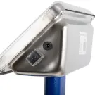 Cântar electronic de platformă cu capacitate de 100kg și afișaj LCD, alimentat cu acumulator