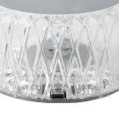 Lampă de noapte cu efect de cristal RGB LED, reîncărcabilă prin USB și cu telecomandă