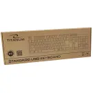 Tastatură USB Titanum cu layout bulgar, cablu de 1.45 m