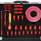 Set Profesional de Scule Izolate pentru Autoturisme Electrice și Hibrid – 51 Piese, NEO 01-312