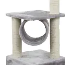 Ansamblu de zgâriat pentru pisici cu turn și locuri de odihnă, 92 cm, gri