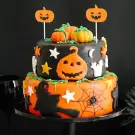 Set de decorațiuni Halloween pentru torturi și brioșe, 5 bucăți