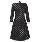 Costum de copii - Wednesday Addams, rochie neagră pentru Halloween