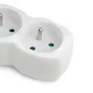 Prelungitor cu 3 prize, 1.5 metri, albă