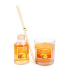 Illatgyertya és illatosító szett - sütőtök - 120 g + 100 ml