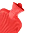 Termofor mare din cauciuc solid, 2000 ml, roșu