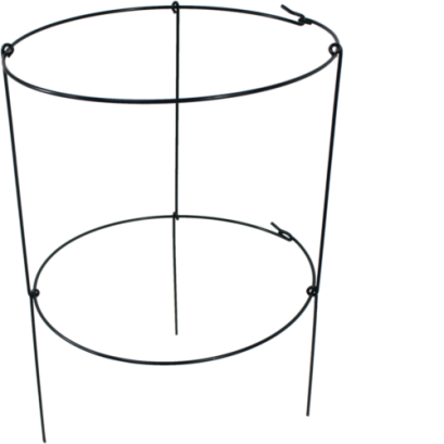 Suport rotund pentru plante - 2 cercuri 45 x 90 cm, verde