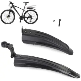 Set apărători noroi bicicletă complet, față-spate, negru, 24-28