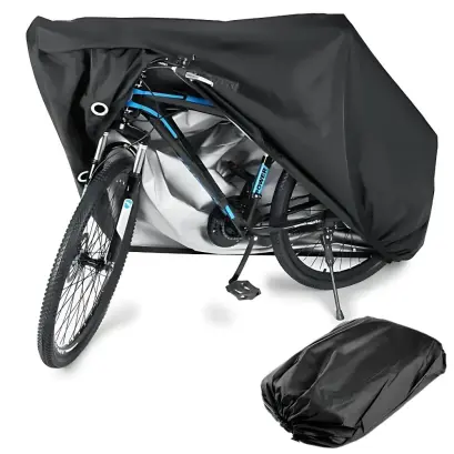 Husa impermeabilă pentru bicicletă/motocicletă 190x95 cm, neagră