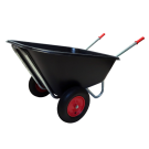 Roabă de Grădină cu Două Roți, Capacitate 280 L, Construcție Robustă