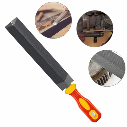 Pilă Triunghiulară cu Acoperire Diamantată, Dublă Față, 150 × 28 mm