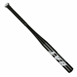 Bâtă de Baseball din Aluminiu, 64 cm, Neagră, Ușoară și Rezistentă