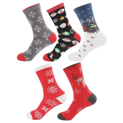 Sosete Festive Bumbac Colorate 37-43