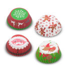 Set Cosuri de Hartie pentru Briose - Craciun - 100 buc/pachet